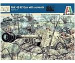 Italeri PAK 40 AT Gun with servants WWII (6096)