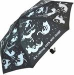 It's Raining Cats and Dogs Folding Umbrella Lightweight