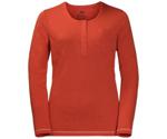 Jack Wolfskin Essential Longsleeve Women volcano red