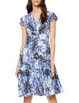 Joe Browns Women's Perfect Palm Dress Casual, Blues, 14