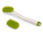 Joseph Joseph CleanTech dish brush white / green