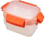 Joseph Joseph Nest Lock Set Orange 3 x 540 ml