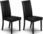 Julian Bowen Hudson Black Dining Chair