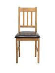 Julian Bowen Pair Of Coxmoor Solid Oak Dining Chairs Oak