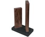 KAI Magnetic Knife Block Stonehenge Walnut Granite Bare for 4 Knives