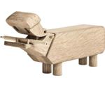 Kay Bojesen Oak Hippo with Pencil