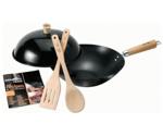 Ken Hom Non Stick Easy Care Wok Set, 5 Piece, 12 Inch