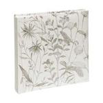 Kenro Wildflower Series White Foliage Pencil Sketch Picture Photo Album Holds 200 Photos 6x4 / 10x15cm