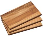 Kesper Breakfast Board Set 3 pcs Acacia 23 x 15 cm