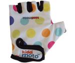 Kiddimoto Kids Pastel Dotty Cycling Gloves