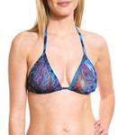 Kiniki Amalfi Blue Tan Through Bikini Top Swimwear 12/14