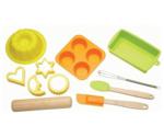 Kitchen Craft Let's Make Children's Silicone Bakeware Set 11 Piece