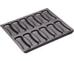 Kitchen Craft Master Class Professional 12 Hole Non Stick Choux Pastry Eclair Baking Sheet