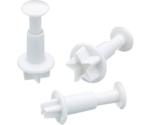 Kitchen Craft Sweetly Does It Set Of 3 Star Fondant Plunger Cutters