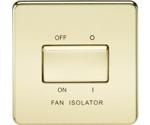 Knightsbridge Screwless 10AX 3 Pole Fan Isolator Switch (SF1100)