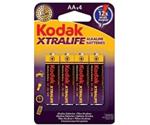 Kodak 4x XTRALIFE AA Alkaline Batterien 1,5V 2700 mAh