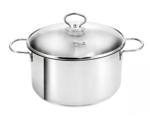 Kopf High casserole made of stainless steel induction 24 cm Mercury Silver