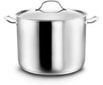 Kopf Large stainless steel induction pot 30 cm Gigantos silver