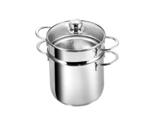 Kopf Pasta pot made of stainless steel induction macaroni silver