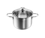 Kopf Stainless steel casserole 24 cm Josie silver