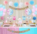 Kreatwow Baby Shower Party Decorations Boy or Girl Gender Reveal Party Supplies 84 Pack