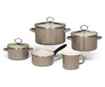 Kruger Pot set Föhr (set of 8 pieces) taupe cream