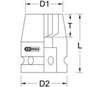 KS Tools Hexagonal Impact Socket 1/2" 515