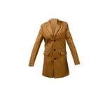 (L) Burton Wool Mix Camel Crombie Coat 3/4 Length