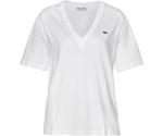 Lacoste Women's V-Neck Premium Cotton T-Shirt (TF5458)