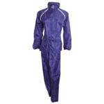 (Large, Blue) ProClimate Ladies Waterproof Rain Suit (Trousers And Jacket Set)