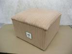 Large Size 20″ x 20″ Grey Jumbo Cord Pouffes / Storage Box / Footstools