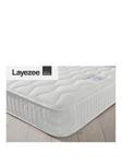 Layezee Addison 800 Pocket Memory Mattress - Mattress Only White