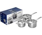 Le Creuset 3-Ply Stainless Steel Saucepan Set, 3 Piece