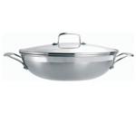 Le Creuset 3-Ply Wok with Glass Lid 30cm