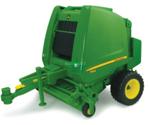 Learning Curve Big Farm John Deere 854 Round Bailer