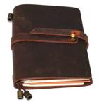 Leather Notebook Journal Handmade Vintage Leather Travel Diary Notepad 10.5x13.5