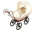 Legler Antique Wickerwork Doll's Pram