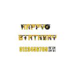 Lego Batman Jumbo Custom Age Letter Banner - Printed Paper Birthday Party Supplies