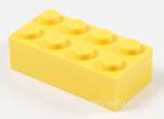 LEGO BRICKS: 50 x VARIOUS MIXED COLOURS INC RED, BLUE, GREEN & YELLOW 2x4 PIN