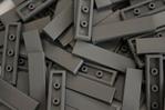 LEGO Bricks: Dark Grey 1x4 Tiles. Part 2431 (X 25)