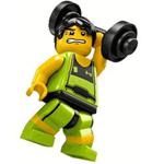 LEGO Collectable Minifigures: Weightlifter Minifigure (Series 2) (Bagged)