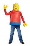 Lego Guy Classic Boys Costume Kids Iconic Legoman Minifigure Outfit - Medium