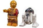 LEGO R2-D2 & C-3PO MINIFIGURES - LATEST VERSION STAR WARS MINIFIGURE (R2 & C3P0)