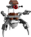 Lego Star Wars Mini Figure - Droideka pearl dark gray arms mechanical SW441