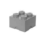 Lego Storage Brick 4 Medium Stone Grey