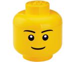 LEGO Storage Head Boy Large yellow