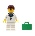 LEGO Town Minifigure: Doctor with Medical Case