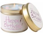 Lily-Flame Happy Birthday Candle Tin