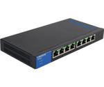 Linksys 8-Port Desktop Gigabit PoE Switch (LGS108P)