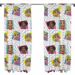 LOL Surprise Curtains Pair 72″ Drop - O.M.G Older Sisters Range Buzz Children's